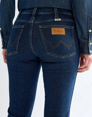 SPODNIE DAMSKIE WRANGLER BOOTCUT OVERCAST 112386731