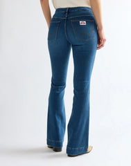 SPODNIE DAMSKIE WRANGLER FLARE BRIGHT MID 112386564