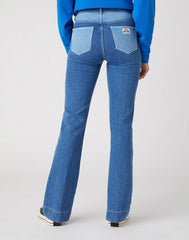 SPODNIE DAMSKIE WRANGLER FLARE DANCING QUEEN W233ZU312 112127862