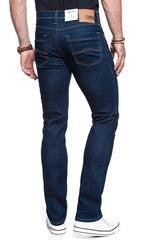 Męskie Spodnie Jeansowe Mustang Washington Denim Blue 1007640 5000 900