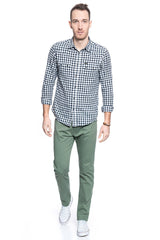 Spodnie Męskie Wrangler Larston Wreath Green W18SF3G29 112127477