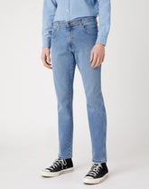 Męskie Spodnie Wrangler Texas Taper Blue Stones W12TKP34F 112126548