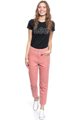 SPODNIE WRANGLER DAMSKIE MOM JEANS BRAND APRICOT W246UPP06 112127945