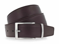 Tom Tailor Męski Pasek Skórzany Klasyczna Skóra Tg1069r45/690 35mm Gürtel Q.1645 0690 Darkbrown