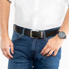 Pasek Skórzany Męski Klasyczny Tom Tailor Darkbrown 40mm TM0181L451/690