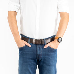 Tom Tailor Męski Pasek Skórzany Klasyczny Skóra Tg1007r62/690 40mm Gürtel Darkbrown