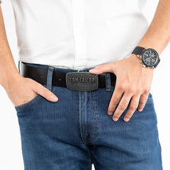 Pasek Skórzany Męski Tom Tailor Klasyczny Skóra TG1060R01/791 40mm Black Q.2647 0791