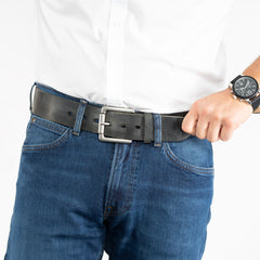 Pasek Skórzany Męski Klasyczny Tom Tailor Black 45mm TG1070R20/791 Gürtel Q.2099 0791