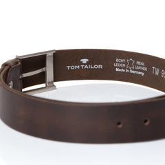 TOM TAILOR PASEK SKÓRZANY SOPO-TT294 0690 40mm Ledergürtel RO