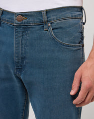 Wrangelr Larston Męskie Spodnie Jeansowe Jeansy Dżinsy Stormy Wash 112360394 W18s017437