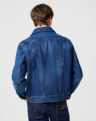 WRANGLER 124MJ FAR MĘSKA KURTKA JEANSOWA JEANS FAR AWAY 112341043 W4MJ007106