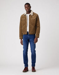 Męska Kurtka Przejściowa Wrangler 124mj  Sherpa Sztruksowa W4MS88455 112320903