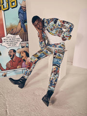 Męskie Spodnie Jeansowe Wrangler 13MWZ Comic Book W13ZBC18M 112325285