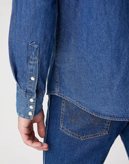 Wrangler 27MW 1year Męska Koszula Jeansowa Jeans W5MSLW924 112130248