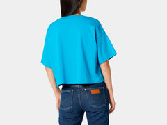 WRANGLER 90s TEE MĘSKI T-SHIRT KOSZULKA LOGO CARRIBEAN SEA W7Q4GFB13 112132083