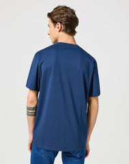 Męska Koszulka T-shirt Wrangler Americana Tee Navy 112357436 W70P011976