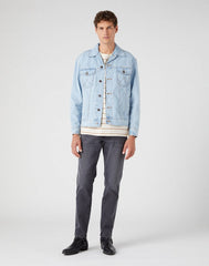 Wrangler Anti Fit Jacket Męska Kurtka Jeansowa Jeans Baby Blue W45973Y94 112330848