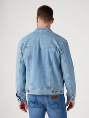 Wrangler Authentic Jacket Męska Kurtka Jeansowa Logo Empire W410EL44L 112329005