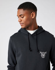 WRANGLER BIKER HOODIE MĘSKA BLUZA Z KAPTUREM FADED BLACK W6F4HAXV6 112141477