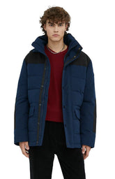 Wrangler Bodyguard Męska Kurtka Zimowa Navy W4B2WW114 112320200