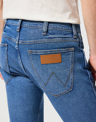 Wrangler Bryson Męskie Spodnie Jeansowe Smoke Sea W14XYLZ71 112330721