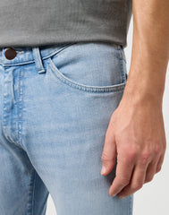 Wrangler Męskie Spodnie Jeansowe Bryson Whisper Blue 112350859 W14X017967