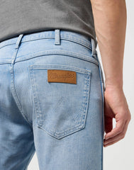 Wrangler Męskie Spodnie Jeansowe Bryson Whisper Blue 112350859 W14X017967