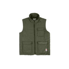 Wrangler Casey Jones Quilted Męska Kamizelka Bezrękawnik Vest Green Militare W4G2VGG40 112324208
