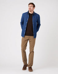 Męski Sweter Klasyczny Wrangler Crewneck Knit Delicioso W8A02PH38 112321349