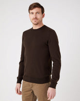 Męski Sweter Klasyczny Wrangler Crewneck Knit Delicioso W8A02PH38 112321349