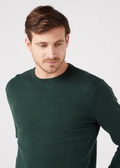 Wrangler Crewneck Knit Męski Sweter Klasyczny Sycamore W8A02PG49 112321348