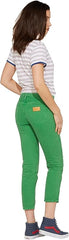 WRANGLER CROPPED STRAIGHT DAMSKIE SPODNIE JEANSOWE GREEN W229DM121