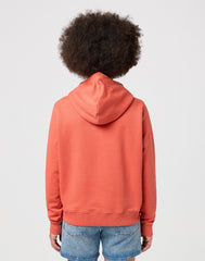 Damska Bluza Z Kapturem Wrangler Regular Hoodie Burnt Sienna 112350336