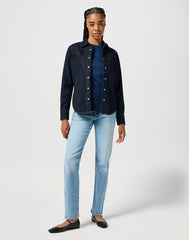 Damska Koszula Wrangler Slim Yoke Shirt Frosted Denim 112357525 W527018371