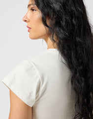 Damska Koszulka T-shirt Wrangler Shrunken Band Tee Worn White 112355334