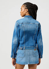 Damska Kurtka Jeansowa Wrangler Heritage Jacket Wrugged 112362616