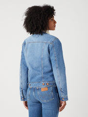 Damska Kurtka Jeansowa Wrangler Heritage Sherpa Jacket First Love 112342682