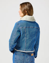 Damska Kurtka Wrangler Sherpa Jacket Once Loved 112356629 W41N017501