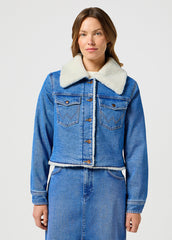 Damska Kurtka Wrangler Sherpa Jacket Once Loved 112356629 W41N017501