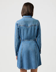 Damska Sukienka Jeansowa Wrangler A Line Shirt Dress Partners 112350340