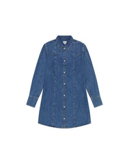 Damska Sukienka Jensowa Wrangler Reg Denim Dress 112356498 W9M7018373