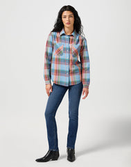 WRANGLER DAMSKIE SPODNIE JEANSOWE SLIM FULL RIDE 112356621 W26L017479