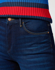 Damskie Spodnie Jeansowe Wrangler Slim Illusion 112356385 W26L017642