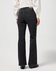Damskie Spodnie Jeansowe Dzwony Wrangler Fierce Flare Constellation 112362622