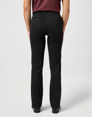 Damskie Spodnie Jeansowe Wrangler Straight Drainpipe 112356392