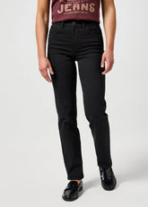 Damskie Spodnie Jeansowe Wrangler Straight Drainpipe 112356392