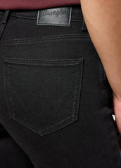 Damskie Spodnie Jeansowe Wrangler Straight Drainpipe 112356392