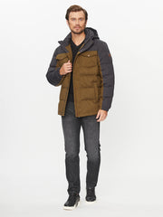 Wrangler Down Jacket Męska Kurtka Zimowa Ciepła Na Zime Faded Black 112341101 W40l018280