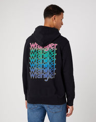 Męska Bluza Logo Nadruk Wrangler Graphic Hoodie W674I4100 112331943