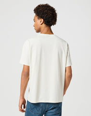 Męska Koszulka T-Shirt Wrangler Graphic Tee Vintage White 112357347 W751008617